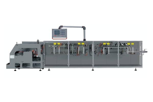 Horizontal form fill seal machine