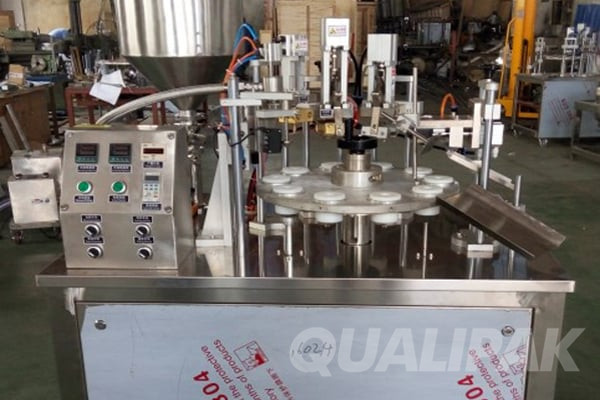 Semi-Auto Tube Filling Sealing Machine