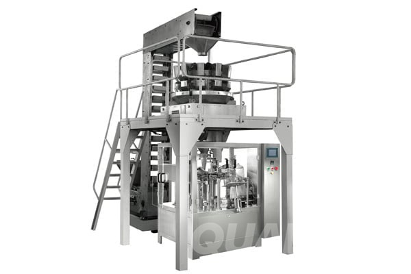 Multi head weigher type pre-made made bag packaging machine